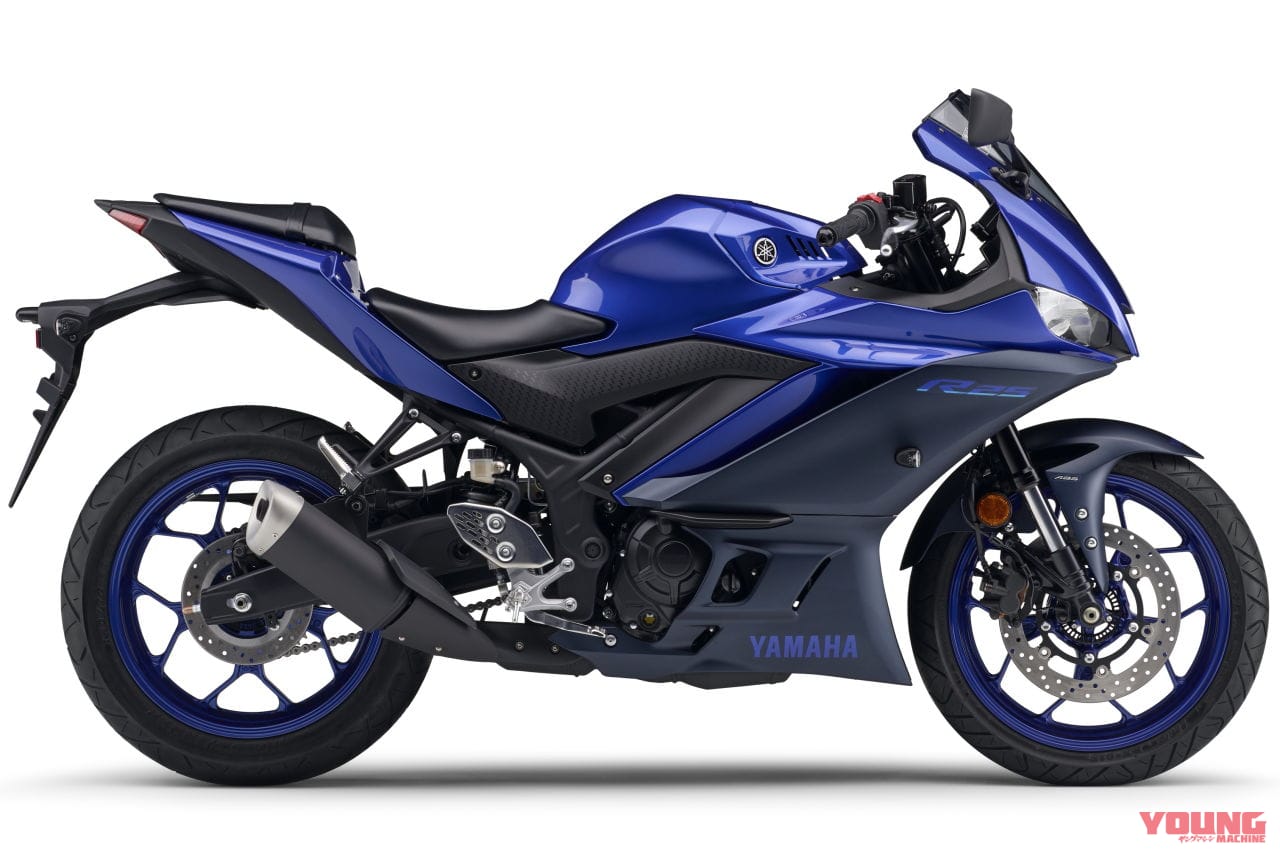 |60周年限定車だけじゃない! ヤマハ「YZF-R25」2022年モデルはクイックシフターをOP設定、ニューカラーも充実