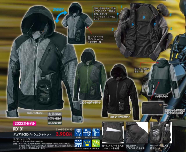 WORKMAN 2022 SPRING / SUMMER COLLECTION|2022春夏ワークマン 新作「バイク用アイテム」7選