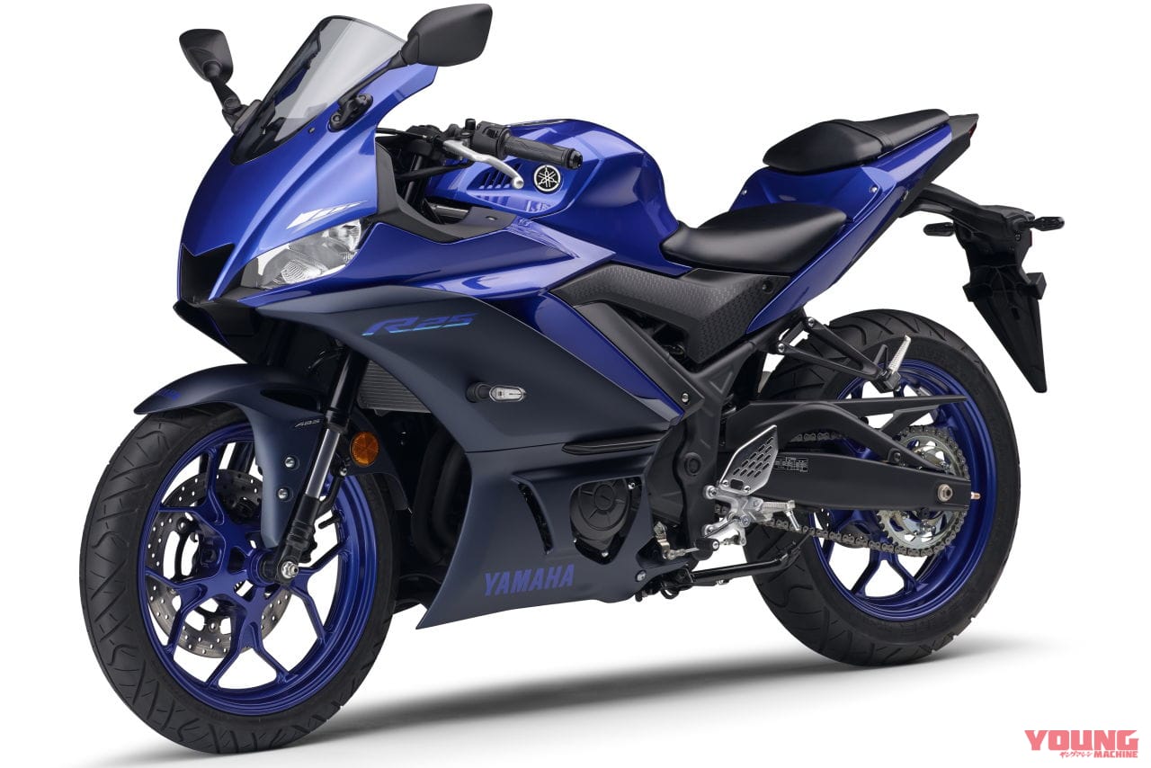 |60周年限定車だけじゃない! ヤマハ「YZF-R25」2022年モデルはクイックシフターをOP設定、ニューカラーも充実