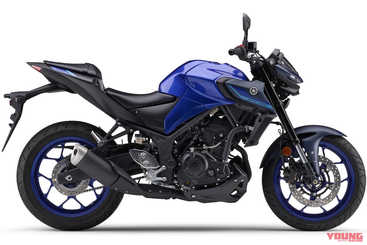|クイックシフターOP設定&排ガス規制適合! ヤマハ「MT-25」2022年モデル登場