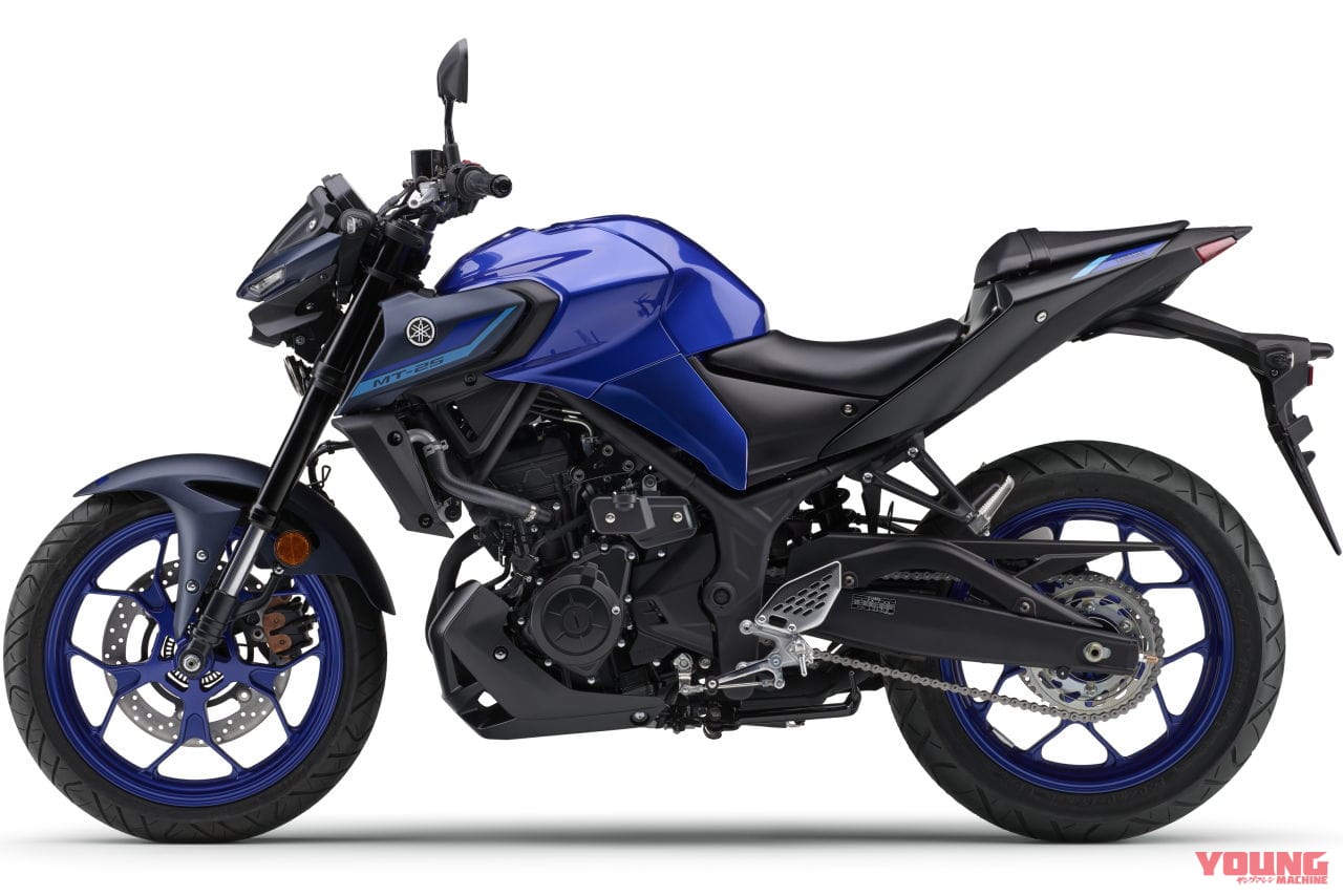 |クイックシフターOP設定&排ガス規制適合! ヤマハ「MT-25」2022年モデル登場