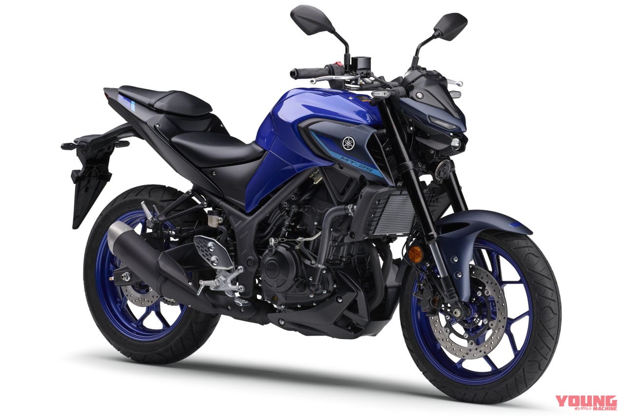 |クイックシフターOP設定&排ガス規制適合! ヤマハ「MT-25」2022年モデル登場