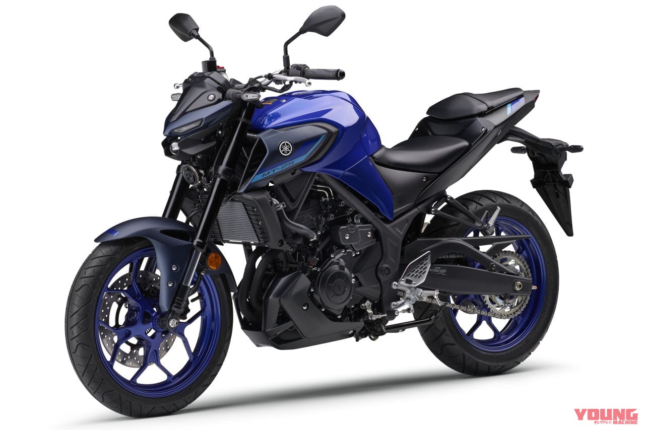 |クイックシフターOP設定&排ガス規制適合! ヤマハ「MT-25」2022年モデル登場