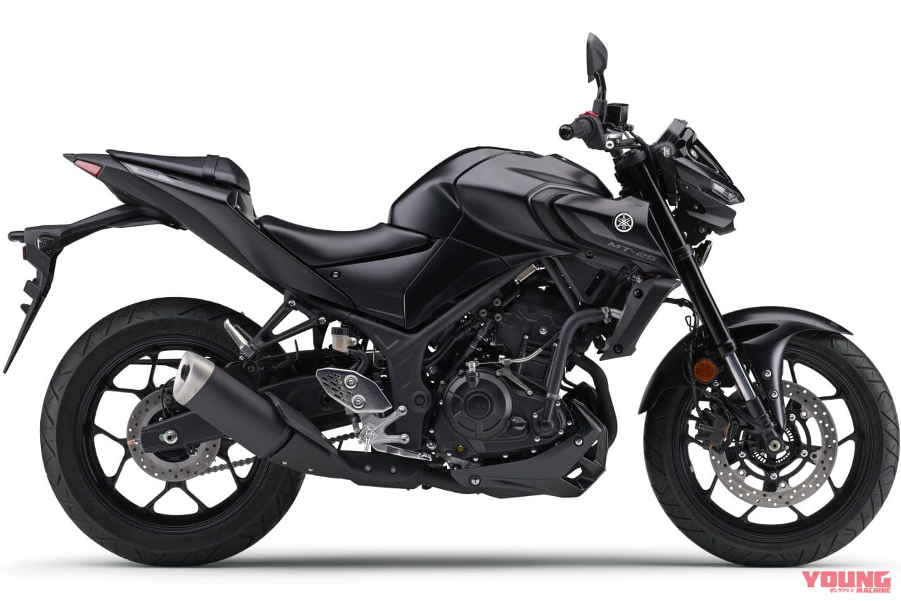 |クイックシフターOP設定&排ガス規制適合! ヤマハ「MT-25」2022年モデル登場