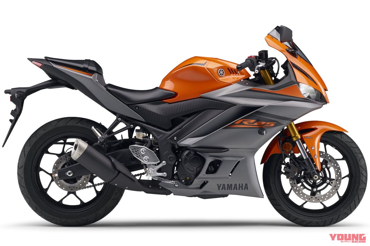 |60周年限定車だけじゃない! ヤマハ「YZF-R25」2022年モデルはクイックシフターをOP設定、ニューカラーも充実
