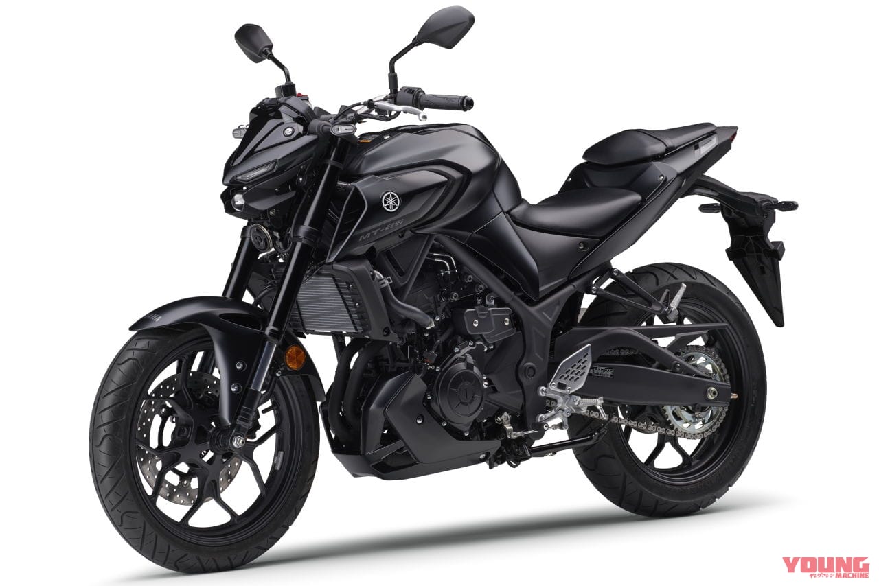 |クイックシフターOP設定&排ガス規制適合! ヤマハ「MT-25」2022年モデル登場