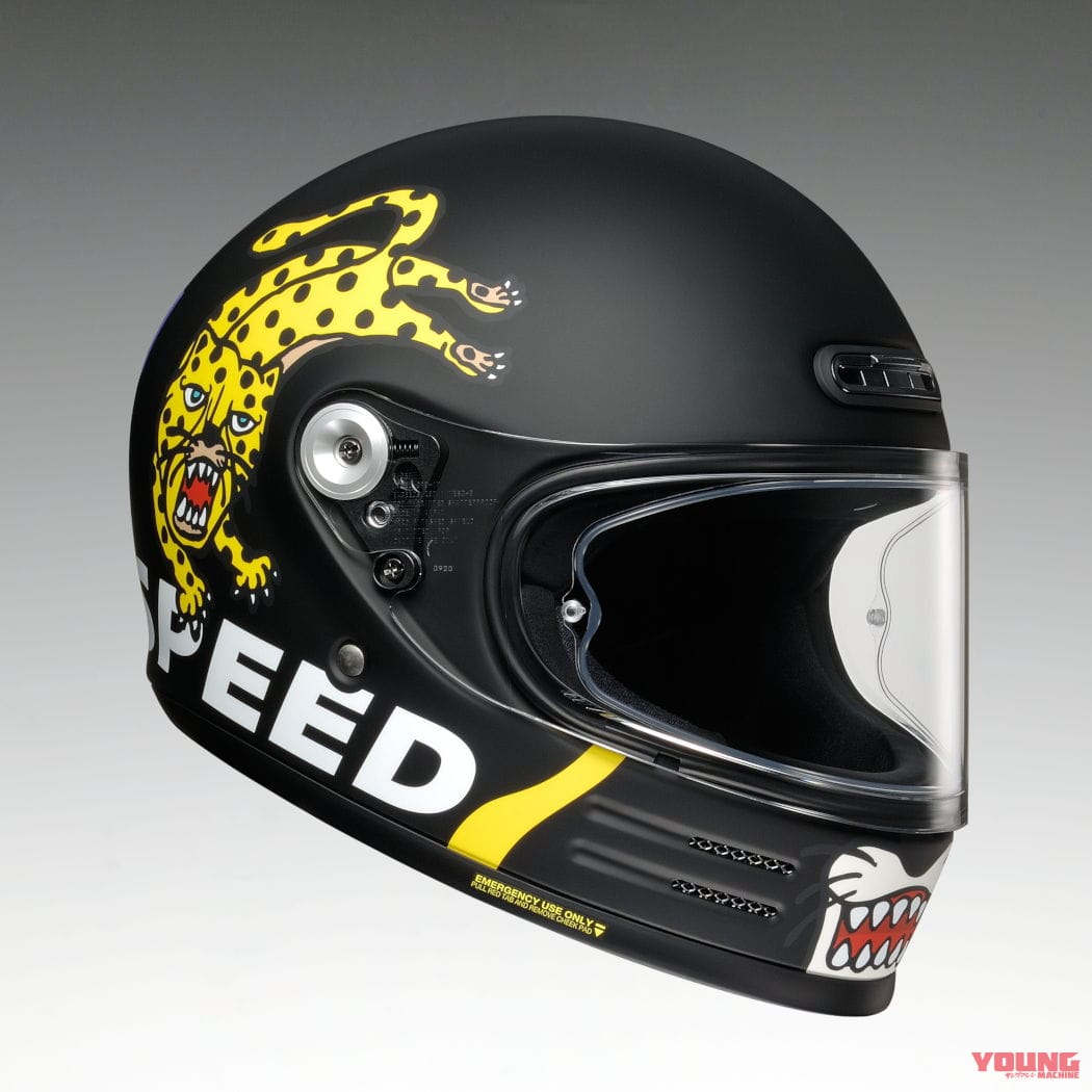 SHOEI グラムスター チーターカスタムサイクルズ|初回受注限定モデル! SHOEI「グラムスター チーターカスタムサイクルズ」登場