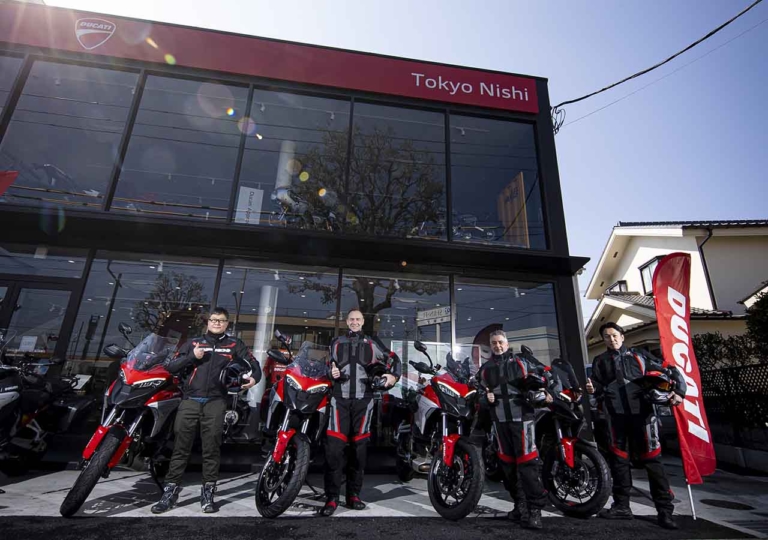 ドゥカティ東京西|ムルティストラーダで探す「美しい日本の春」! ヤンマシチームの”冒険旅”レポート【前編:東京〜西伊豆】