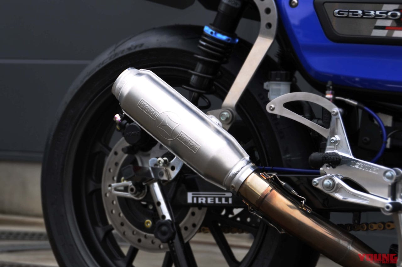|モリワキGB350レーサー、ついに完成! 前輪17インチのカフェスタイルが新鮮だ