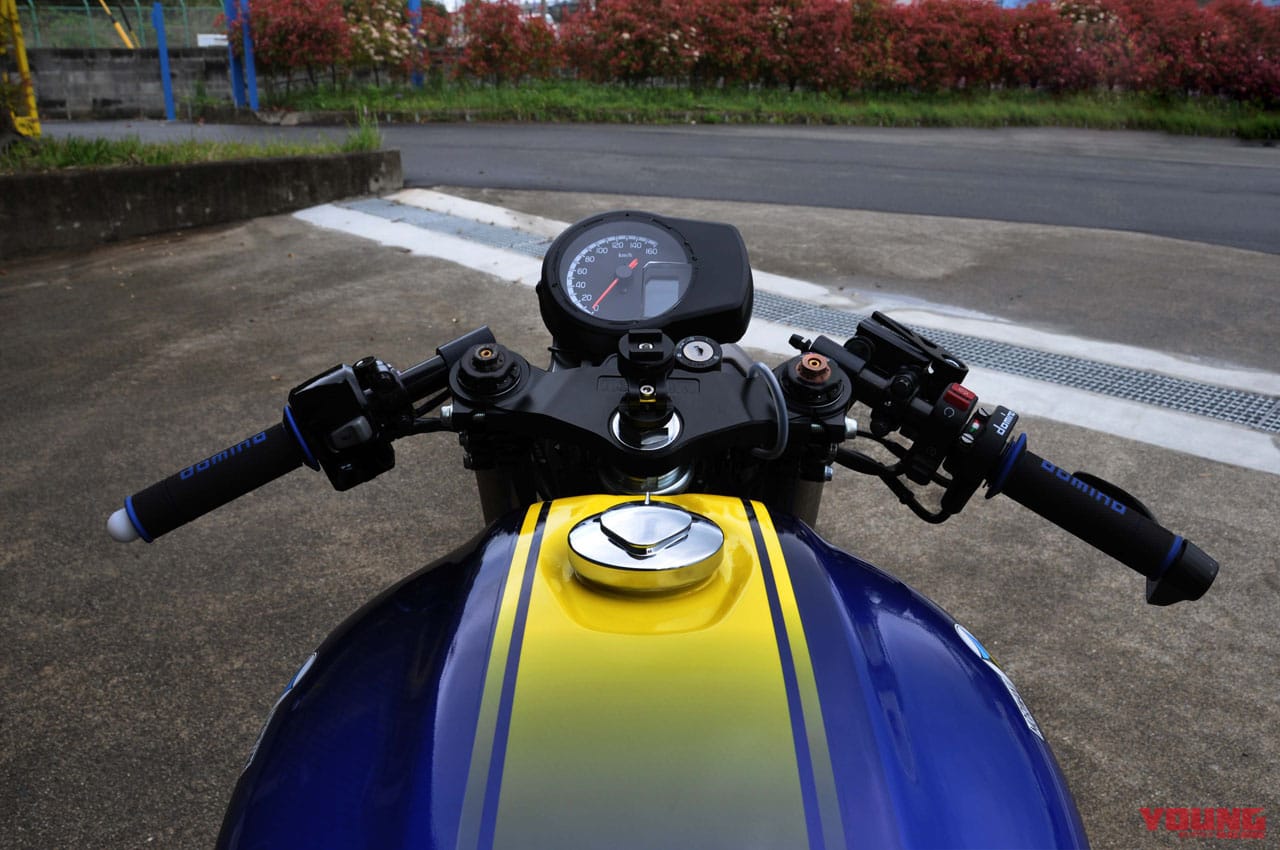 |モリワキGB350レーサー、ついに完成! 前輪17インチのカフェスタイルが新鮮だ