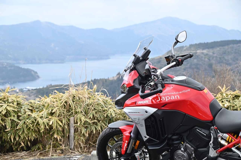 ムルティストラーダ ディスカバージャパントリップ 芦ノ湖|ムルティストラーダで探す「美しい日本の春」! ヤンマシチームの”冒険旅”レポート【前編:東京〜西伊豆】