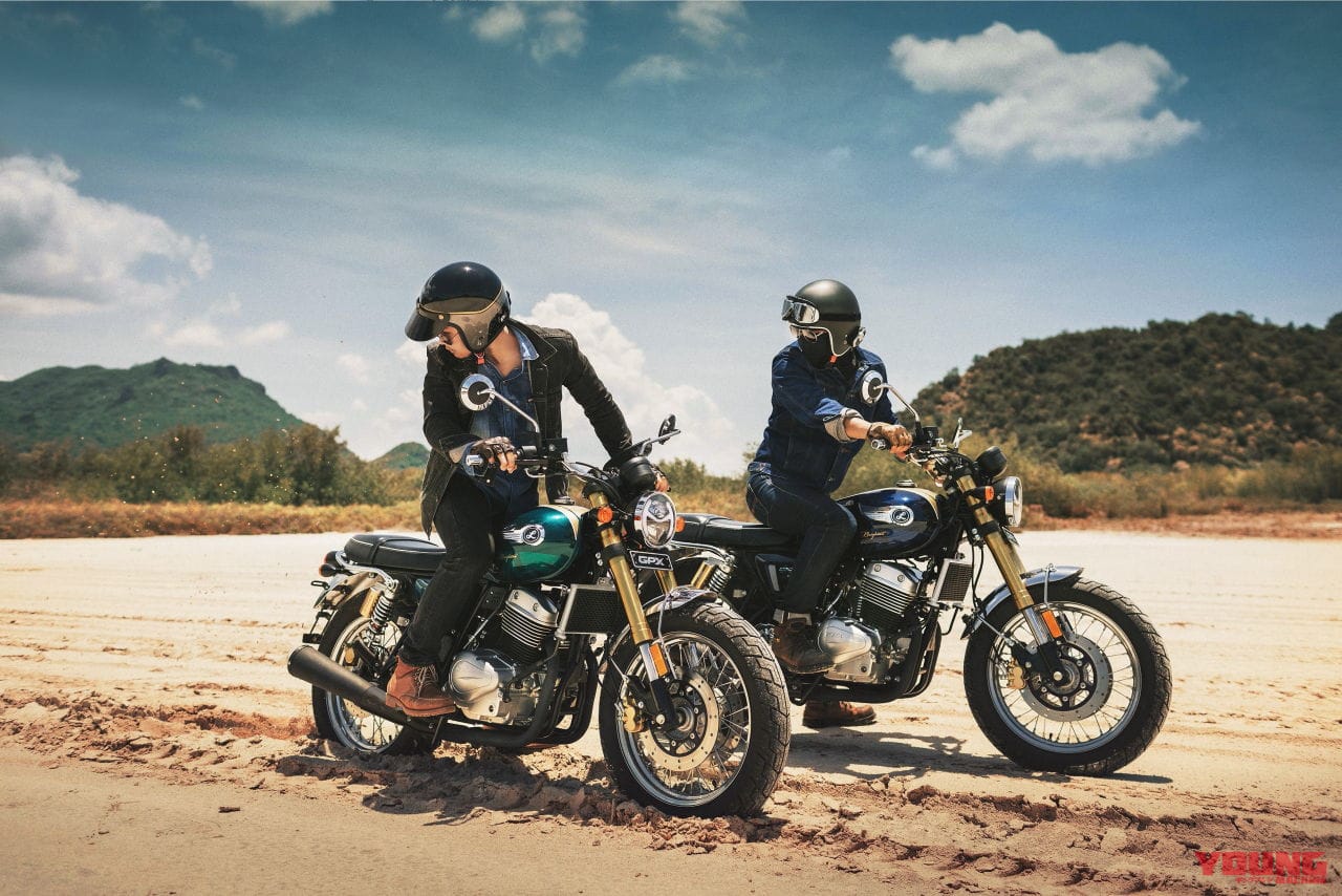 世界450台 日本150台限定発売 Gpx レジェンド250ブライトン 特別色やスポークホイールが特徴 Webヤングマシン 新車バイクニュース 世界450台 日本150台限定発売 Gpx レジェンド250ブライトン 特別色やスポークホイールが特徴 Webヤングマシン 新車バイクニュース