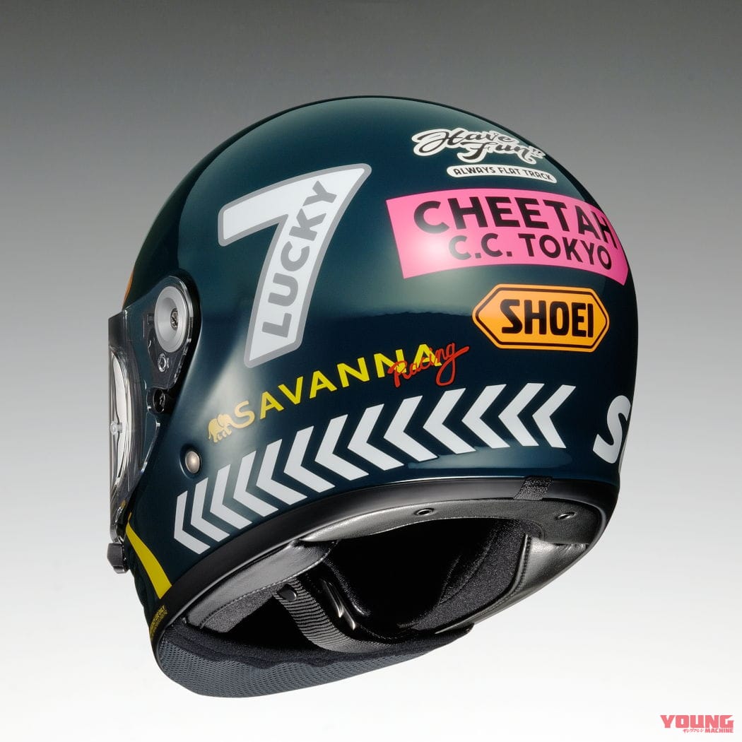 SHOEI グラムスター チーターカスタムサイクルズ|初回受注限定モデル! SHOEI「グラムスター チーターカスタムサイクルズ」登場