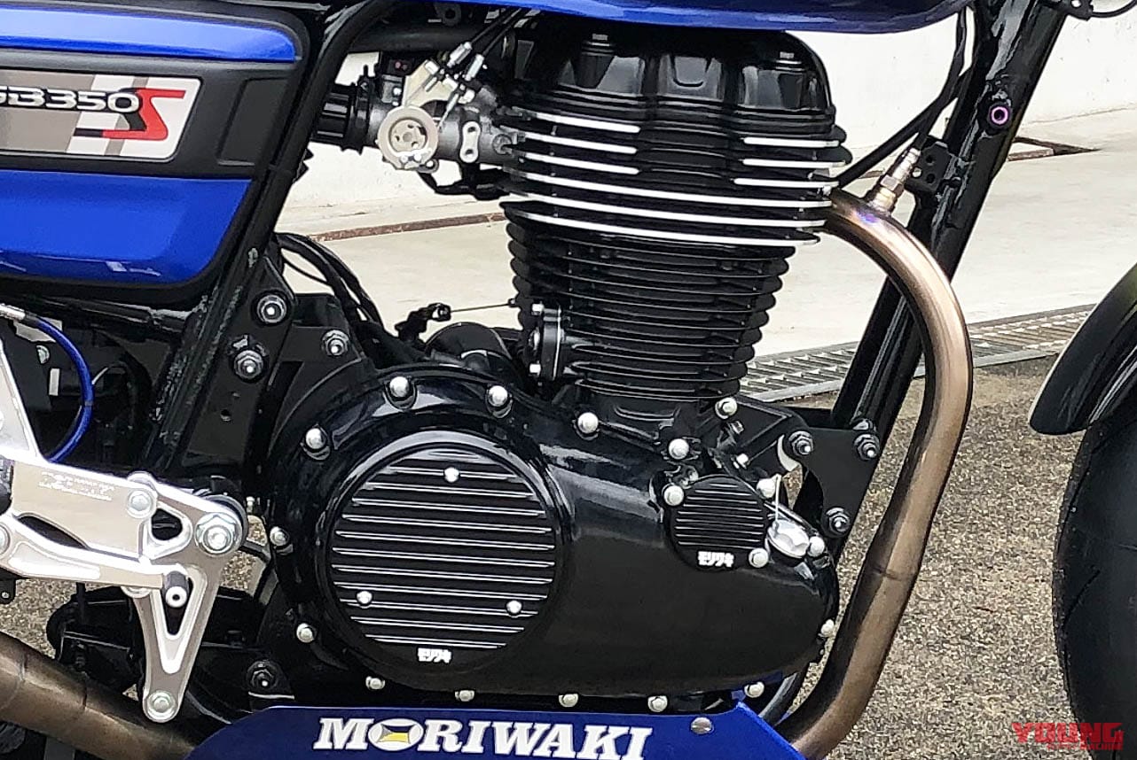 |モリワキGB350レーサー、ついに完成! 前輪17インチのカフェスタイルが新鮮だ