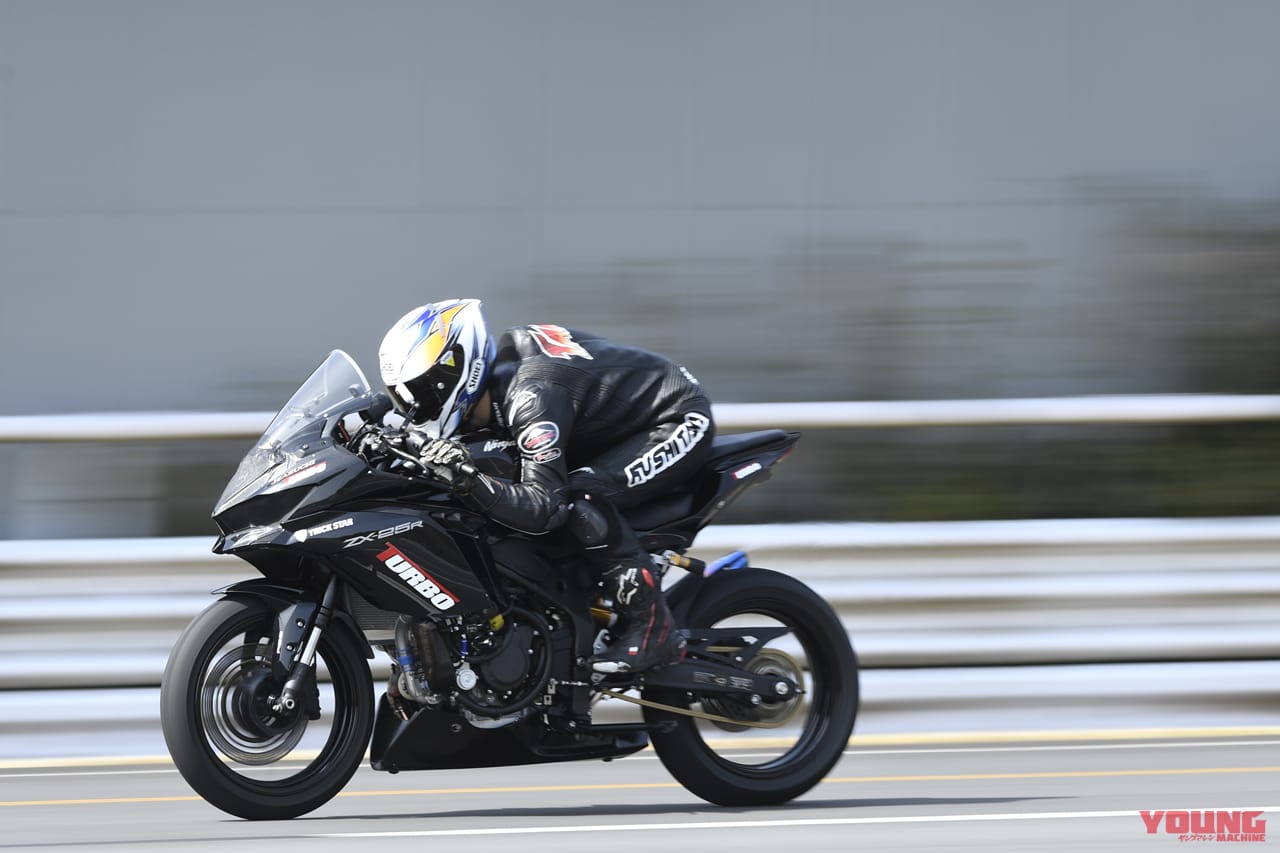 |「250km/h超え!!」カワサキZX-25Rにターボをつけて最高速アタックしてみた【トリックスター】