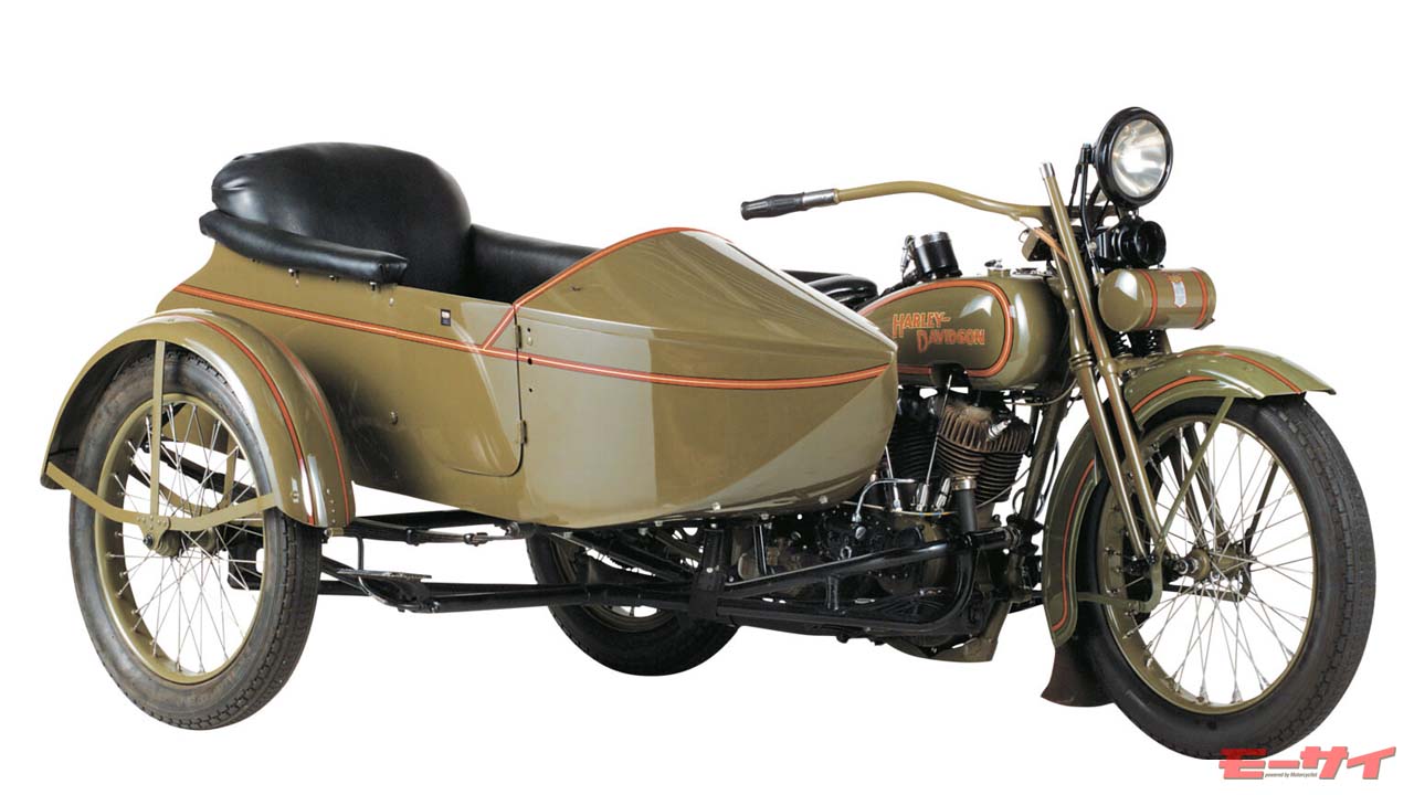 バイク歴史探訪] 1920年頃のハーレーの生産台数の約7割がサイドカー 