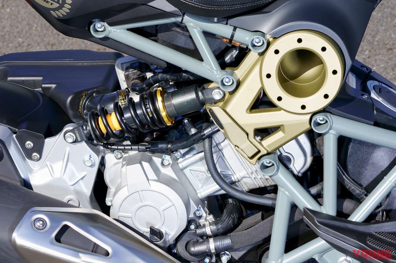 |イタルジェット ドラッグスター200 ディテール解説【注目のインディペンデントステアリングシステムとは?】