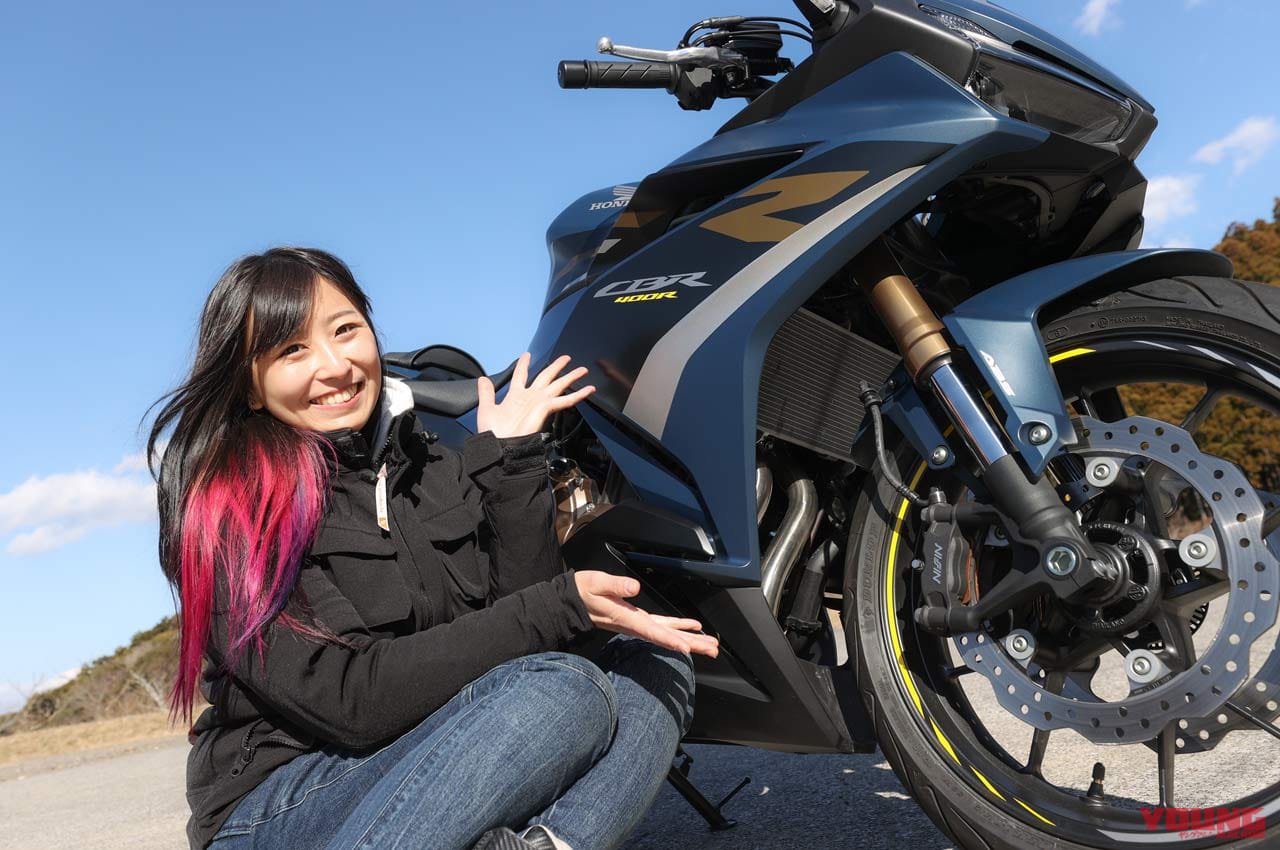 |岡崎静夏のホンダCBR400R試乗インプレ【親友との会話のようにひたすら楽しいだけの時】