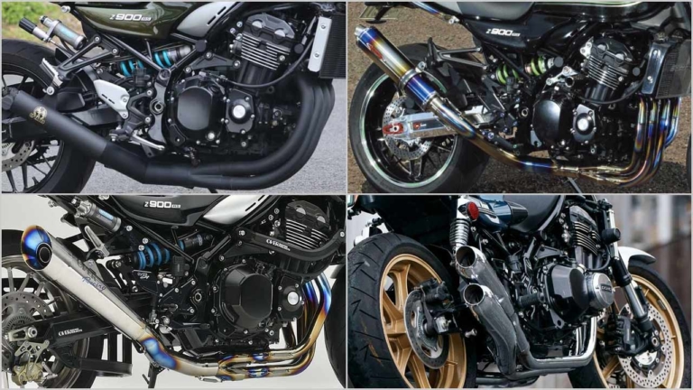 カワサキZ900RSシリーズ・カスタムパーツカタログ〈マフラー#2|SP忠男/ストライカーetc.〉
