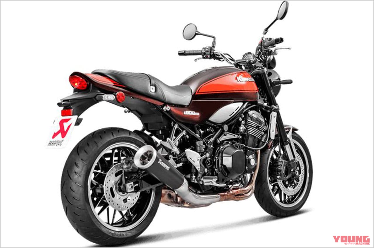 プロト アクラポビッチスリップオンラインマフラーJMCA|カワサキZ900RSシリーズ・カスタムパーツカタログ〈マフラー#2|SP忠男/ストライカーetc.〉