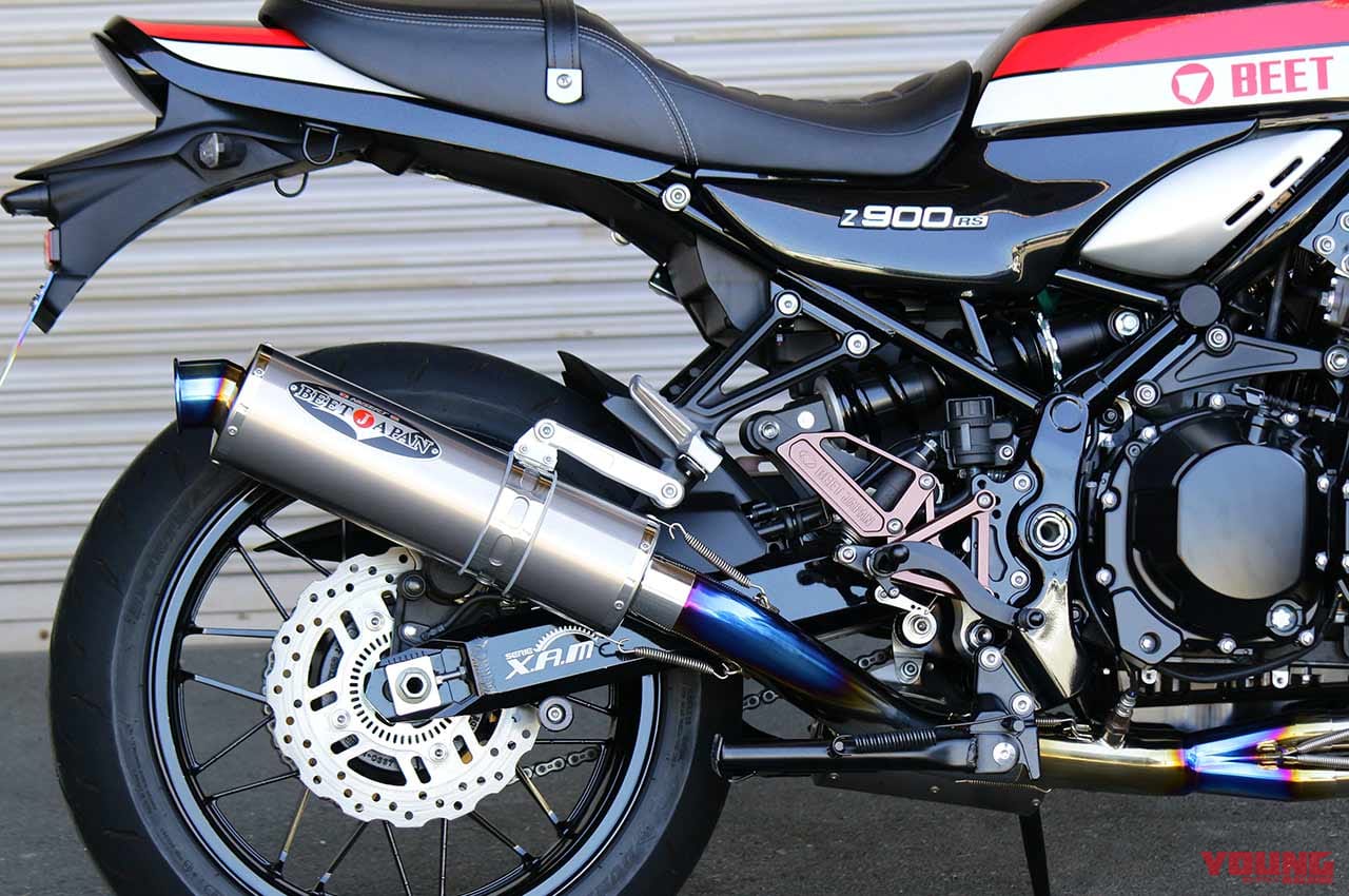 ビート ナサート3D STDフルエキゾーストマフラー|カワサキZ900RSシリーズ・カスタムパーツカタログ〈マフラー#3|ノジマ/ビート/モリワキ etc.〉