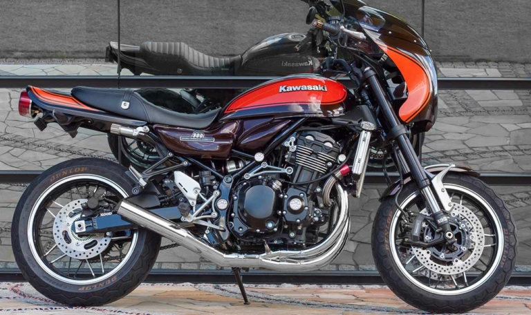 アーキ 427ショート管JMCA認証|カワサキZ900RSシリーズ・カスタムパーツカタログ〈マフラー#3|ノジマ/ビート/モリワキ etc.〉