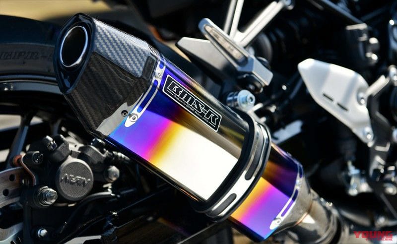 ビームス コルサエヴォIIスリップオンヒートチタンサイレンサー政府認証|カワサキZ900RSシリーズ・カスタムパーツカタログ〈マフラー#3|ノジマ/ビート/モリワキ etc.〉