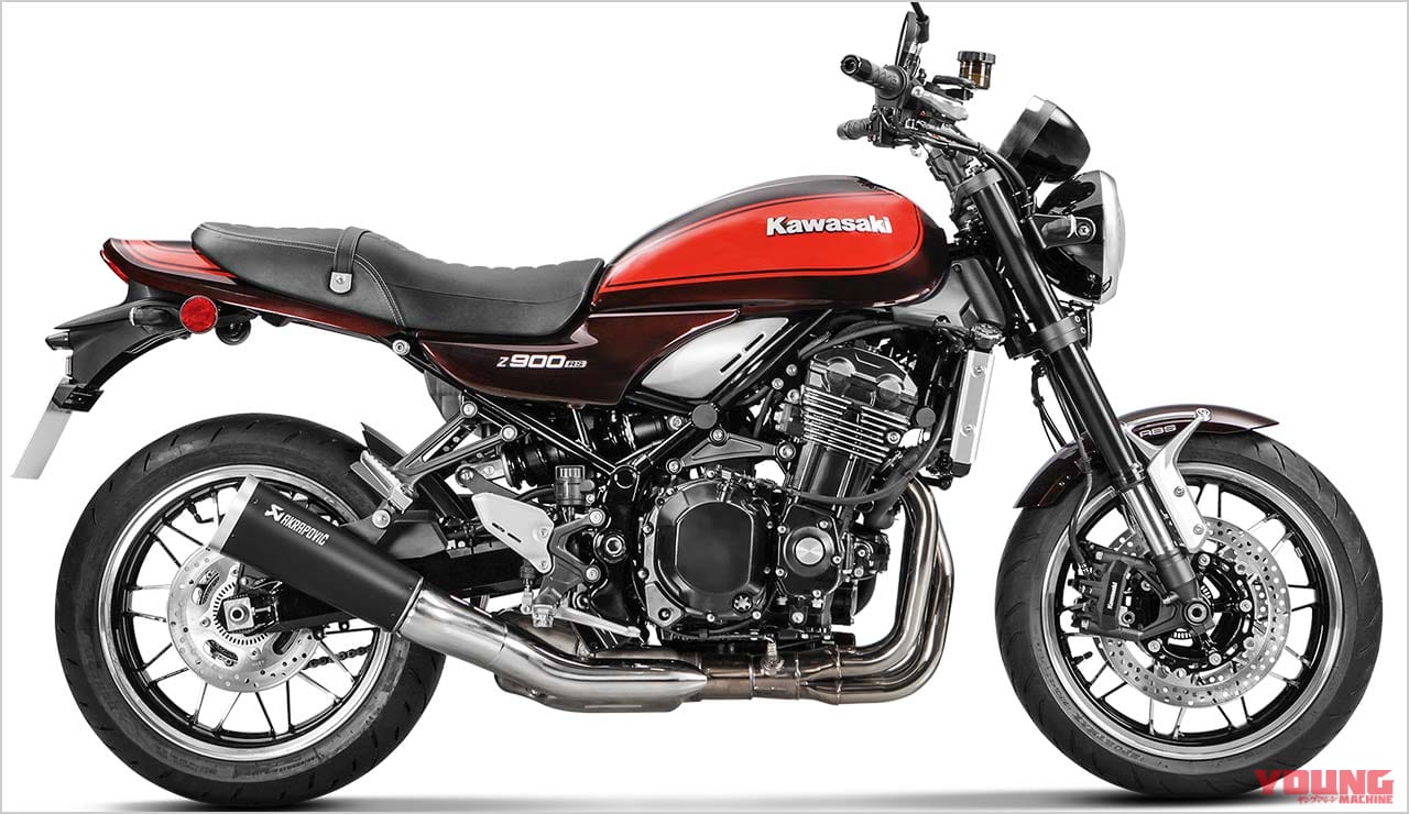 アクティブ アクラポビッチ政府認証マフラースリップオンライン|カワサキZ900RSシリーズ・カスタムパーツカタログ〈マフラー#3|ノジマ/ビート/モリワキ etc.〉