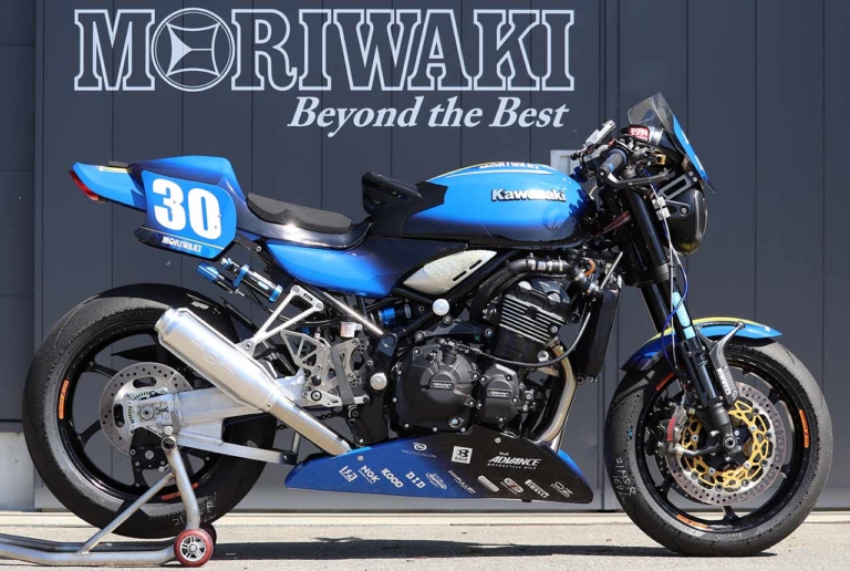 モリワキエンジニアリング Tiフルエキゾーストモンスター|カワサキZ900RSシリーズ・カスタムパーツカタログ〈マフラー#3|ノジマ/ビート/モリワキ etc.〉