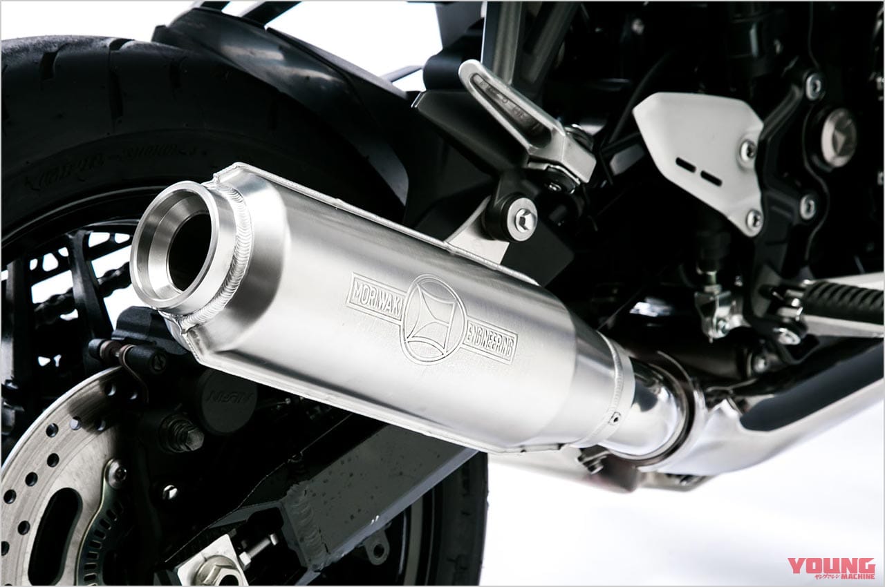 モリワキエンジニアリング スリップオンエキゾーストモンスター|カワサキZ900RSシリーズ・カスタムパーツカタログ〈マフラー#3|ノジマ/ビート/モリワキ etc.〉