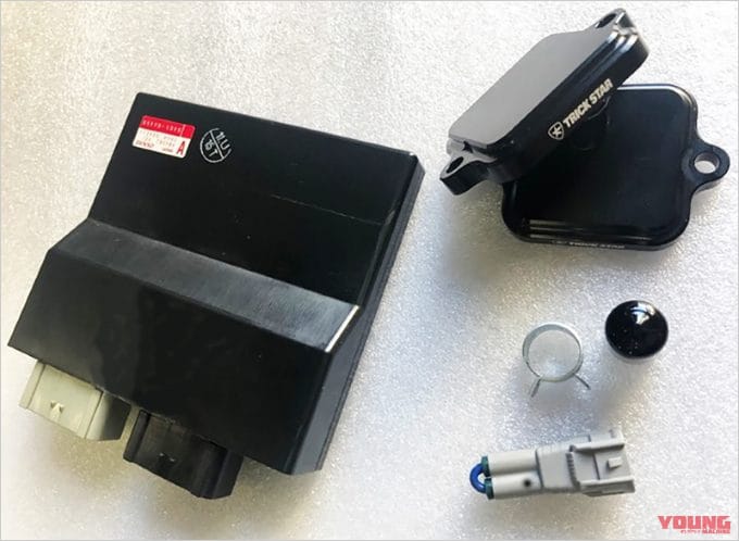 トリックスター ECUアップデートプログラム|カワサキZ900RSシリーズ・カスタムパーツカタログ〈吸気系チューニング編|サブコン/エアフィルター〉