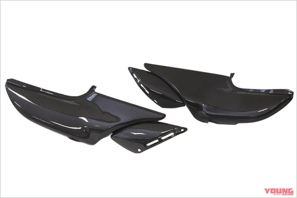 モトコルセ カーボンサイドカバー|カワサキZ900RSシリーズ・カスタムパーツカタログ〈スタイリングパーツ#2|ビート/アクティブetc.〉