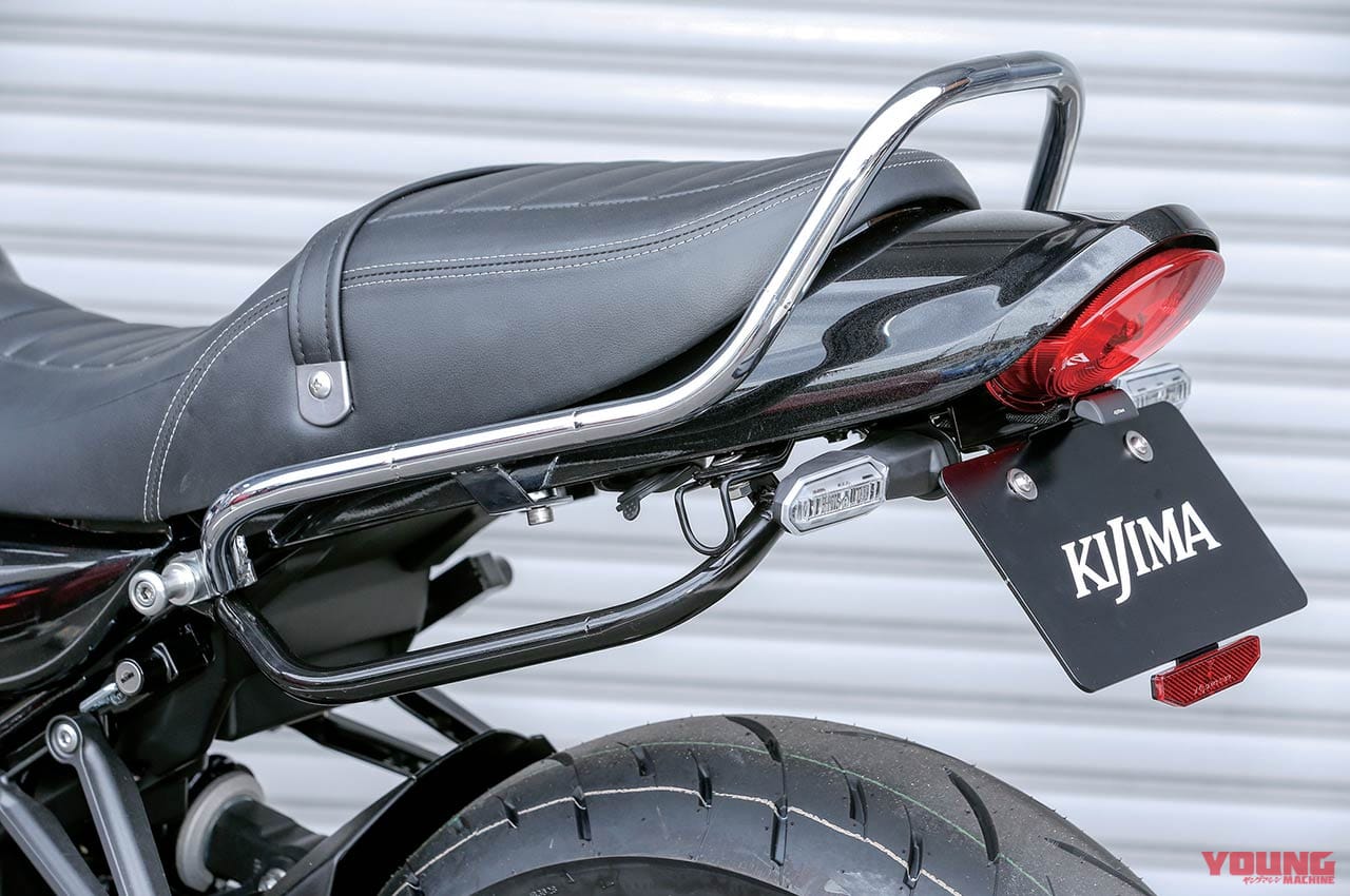 キジマ タンデムグリップ|カワサキZ900RSシリーズ・カスタムパーツカタログ〈スタイリングパーツ#4|ポッシュフェイス/リゾマetc.〉