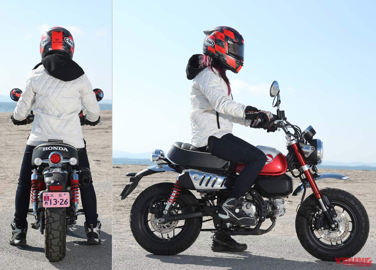 HONDA Monkey125|岡崎静夏のホンダ モンキー125試乗インプレ【楽しさに上質さが加わって、ちょっと大人になりました】