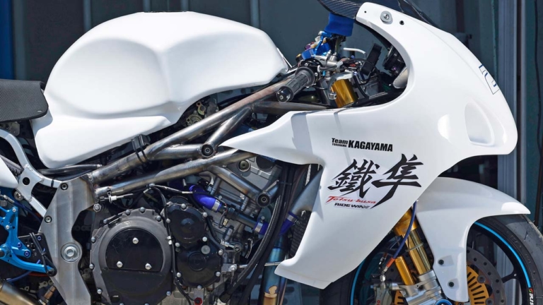 誰も見たことないハヤブサ、完成間近!! チーム加賀山オリジナルマシン“鐵隼（テツブサ）” の全貌とは