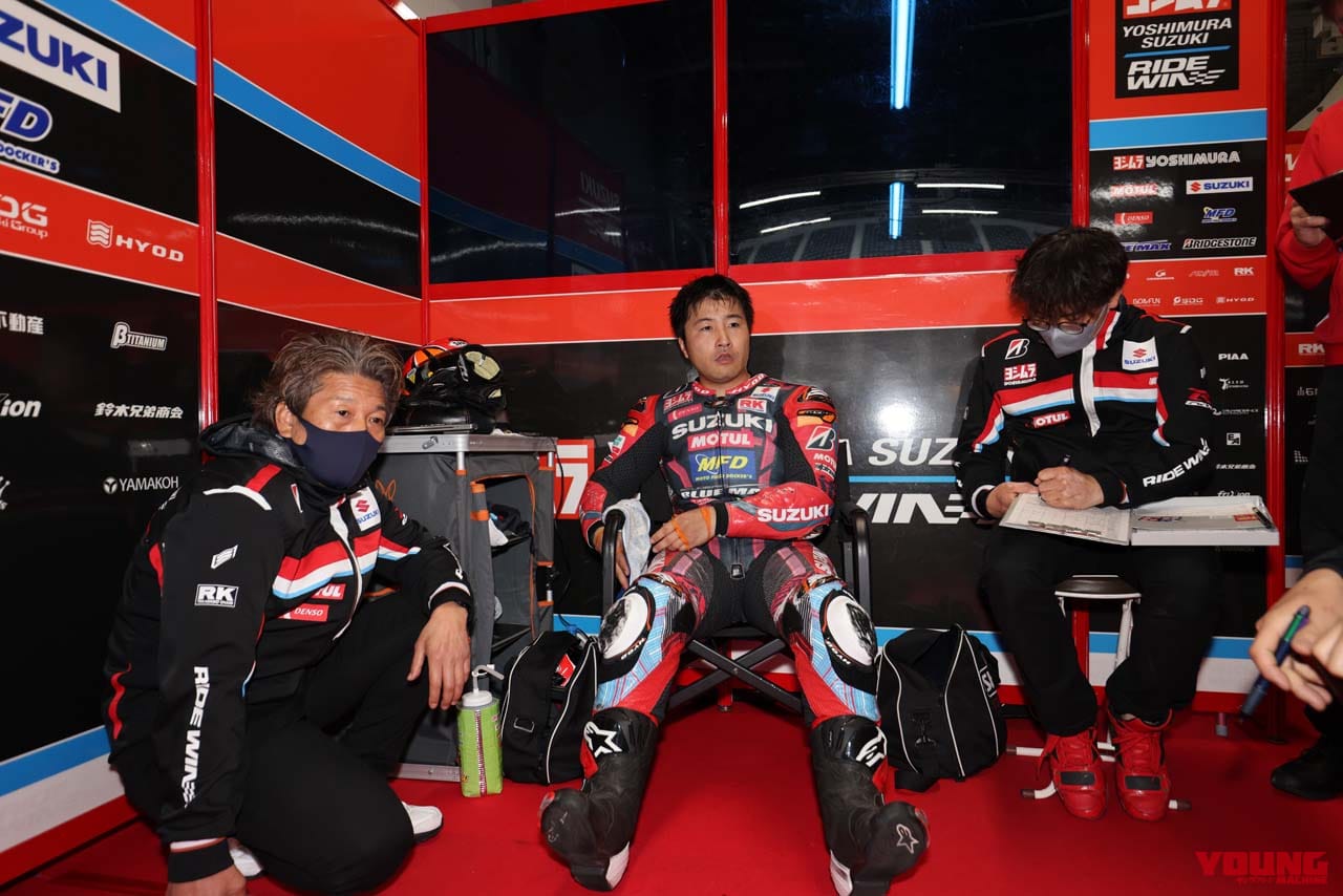 佐藤“ことぶき”寿宏のレース通信|雨の中、2分17秒台ってハンパない! YOSHIMURA SUZUKI RIDEWINがJSB1000を盛り上げる!!