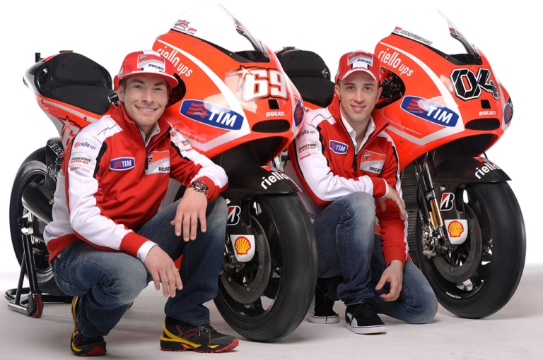2009 MotoGP ニッキー・ヘイデン アンドレア・ドヴィツィオーゾ ドゥカティ
