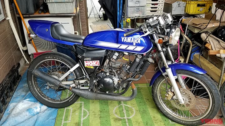 男前モノタロウ フラッシュリーα|ヤマハRZ50|激安ワックスがとにかく使いやすいと評判なので買ってみた! 試してみた!【男前モノタロウ フラッシュリーα】