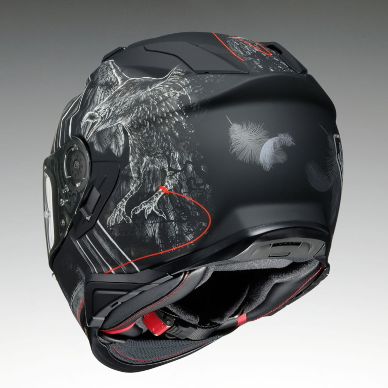 SHOEI GT-Air II UBIQUITY|カラスの神聖さを精緻なタッチで描く……SHOEI「GT-Air II ユビキティ」受注期間限定発売