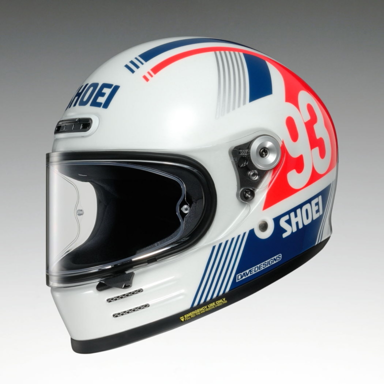 SHOEI Glamster MM93 RETRO|限定販売!! SHOEIのレトロなマルケスレプリカ『MM93レトロ』が“Z-8”と“グラムスター”に登場!