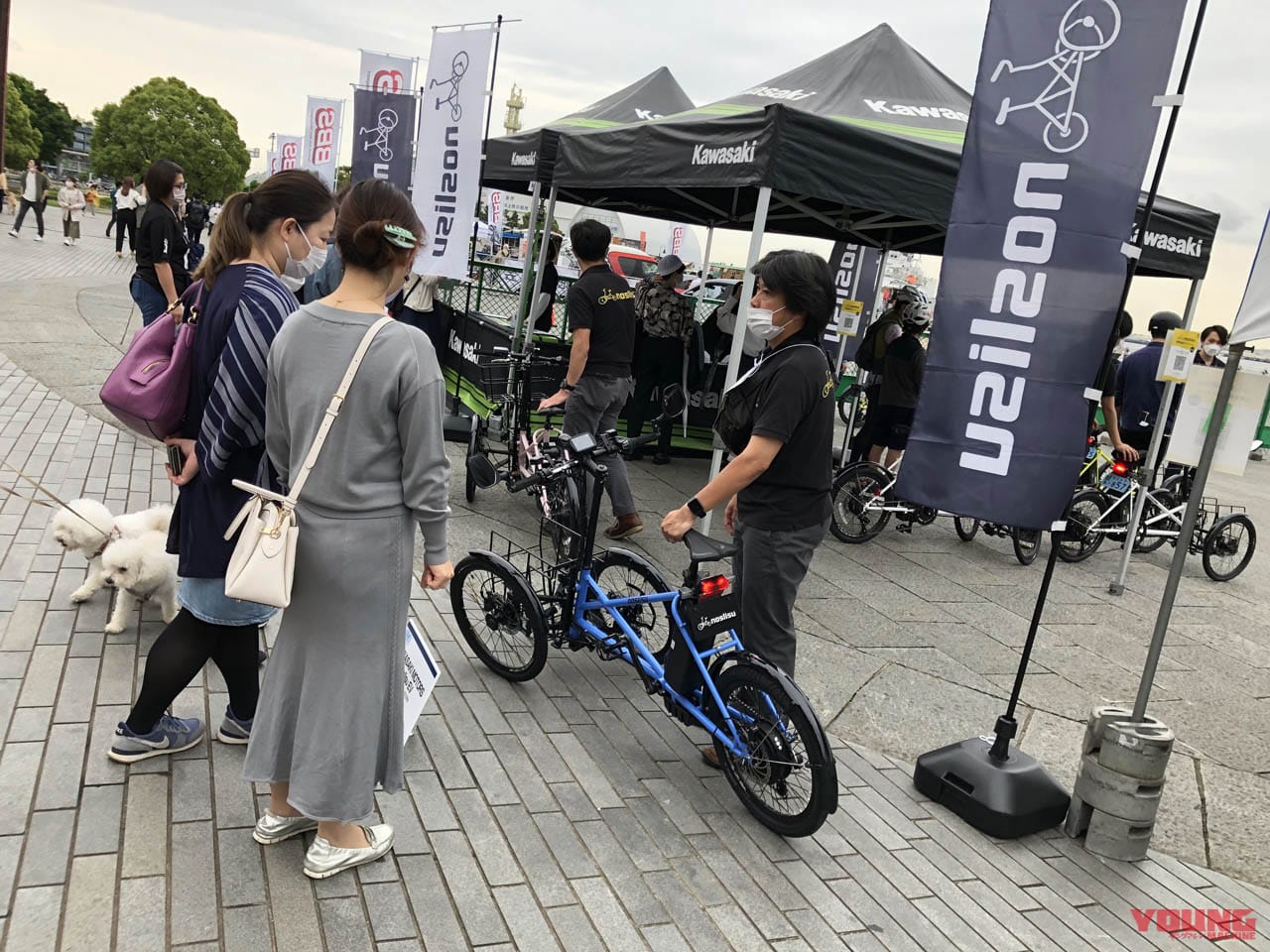 |2日間で600人が試乗! カワサキの電動3輪ビークル「noslisu(ノスリス)」が試乗会でモテモテだったッ!