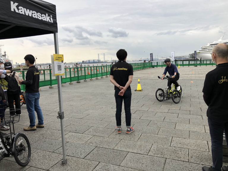 カワサキ|ノスリス|試乗会|2日間で600人が試乗! カワサキの電動3輪ビークル「noslisu(ノスリス)」が試乗会でモテモテだったッ!