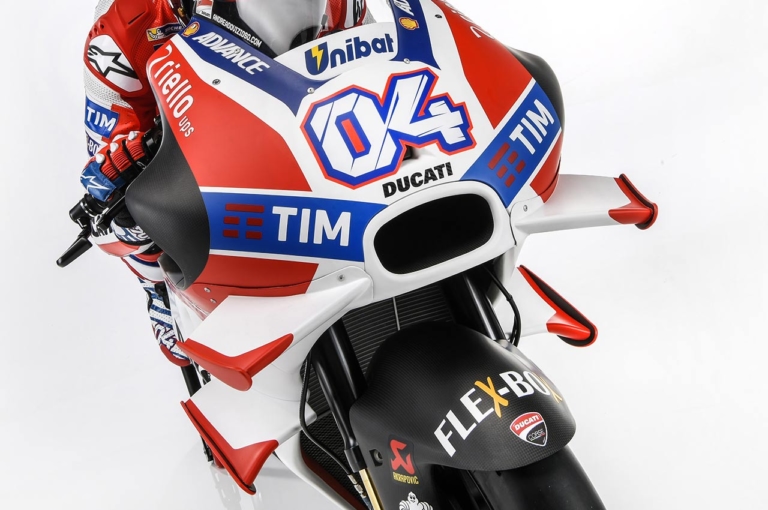 2016 ドゥカティ MotoGPマシン ウイングレット 空力デバイス エアロパーツ 空力