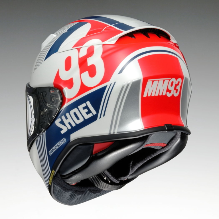 SHOEI Z-8 MM93 RETRO|限定販売!! SHOEIのレトロなマルケスレプリカ『MM93レトロ』が“Z-8”と“グラムスター”に登場!