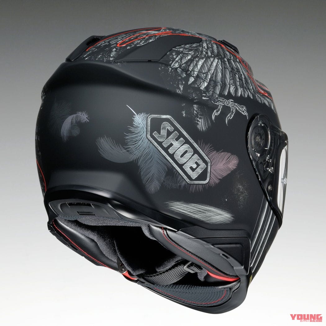 SHOEI GT-Air II UBIQUITY|カラスの神聖さを精緻なタッチで描く……SHOEI「GT-Air II ユビキティ」受注期間限定発売