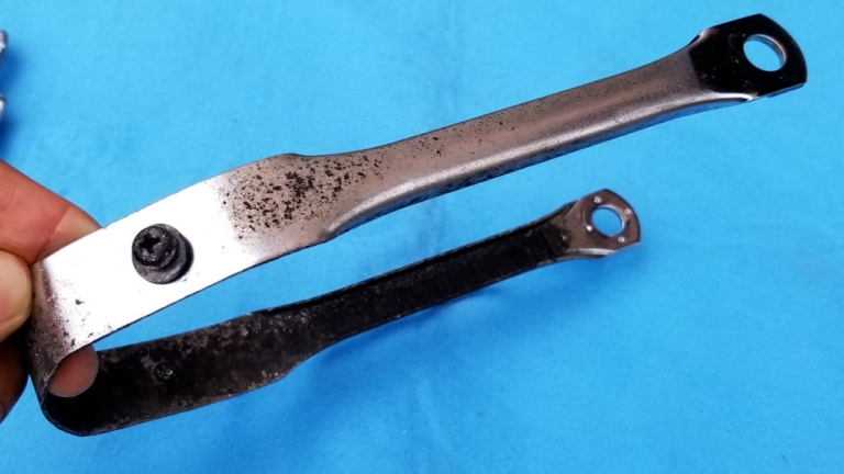 ヤマハ メイト70|サビ取り後|防錆膜|劇的サビ落とし! バイク用サビ取り剤の使い勝手が最高だった【メッキ部品を漬けるだけで手間もなし】