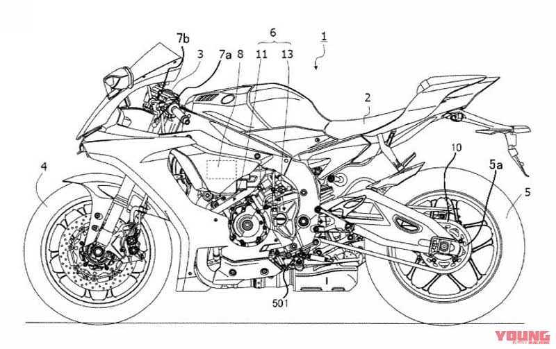 ヤマハ|YZF-R1|次期YZF-R1はシームレストランスミッション搭載か?! ヤマハが変速ショックを抑える特許を登録