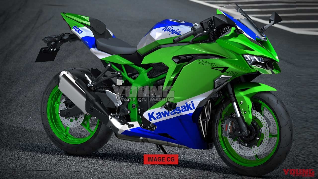 4気筒400ccスーパースポーツ復活は 22年秋とみた カワサキ ニンジャ Zx 4r 続報 Ym未来予想 Webヤングマシン 新車バイクニュース