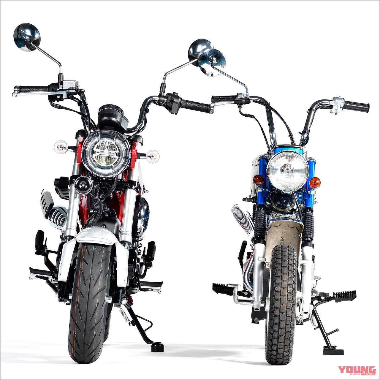 DAX125 DAX HONDA ST50/70|ホンダ新生ダックス125・新旧徹底比較!【スタイリング編|新型は力強く骨太に】