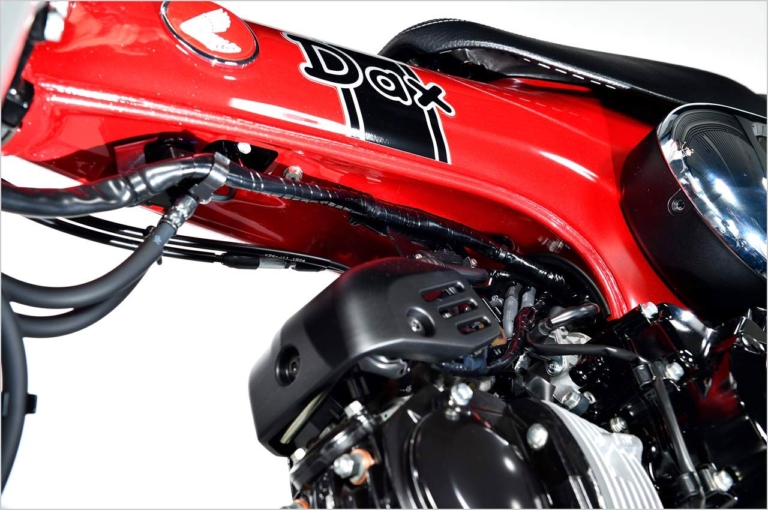 DAX125|フレーム|ホンダ新生ダックス125・新旧徹底比較!【ディテール編|最新技術で蘇った現代版】